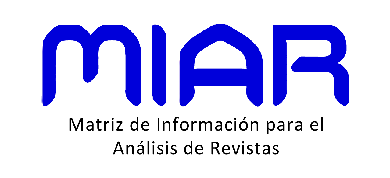 MIAR. Matriz de Información para el Análisis de Revistas